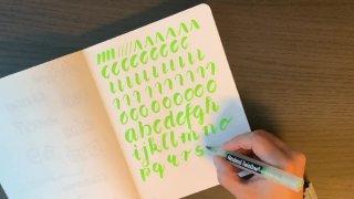 Lettering - Some techniques for nice writing