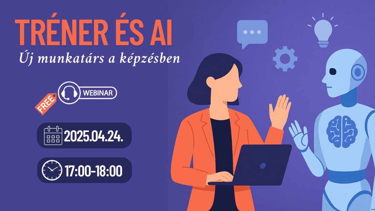 Tréner és AI – Új munkatárs a képzésben WEBINÁR