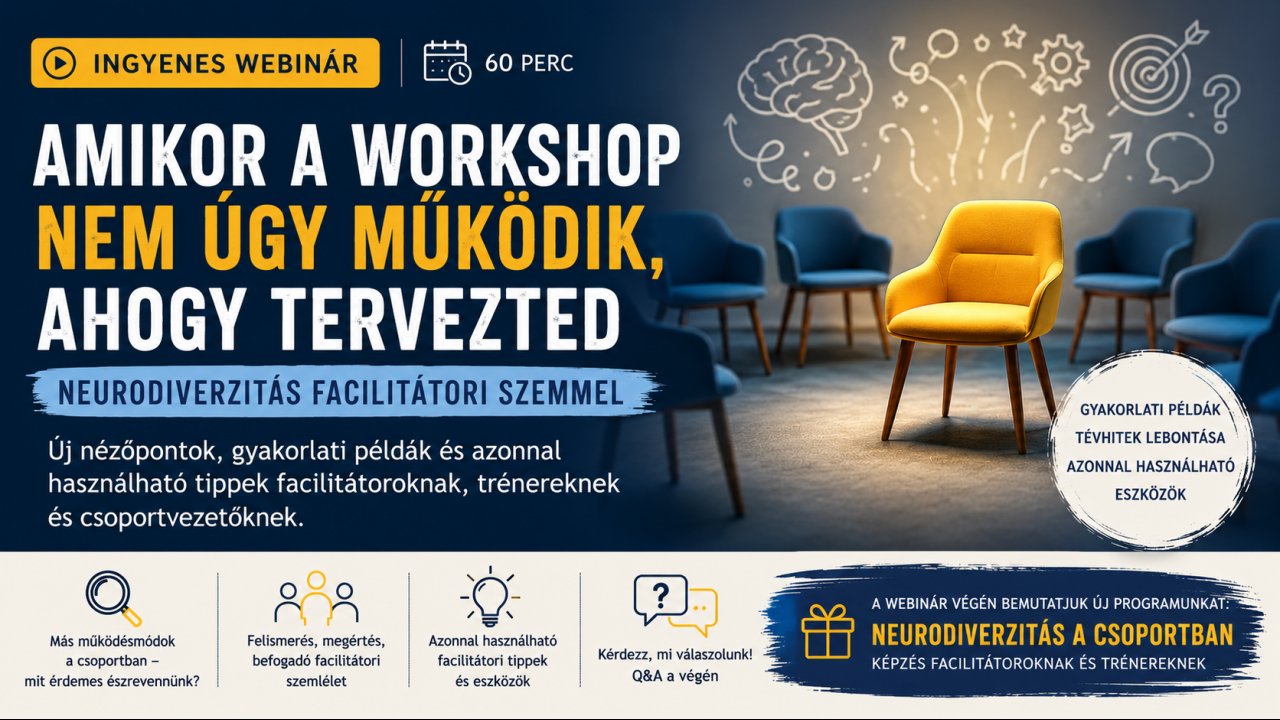 Neurodiverzitás facilitátori szemmel webinar